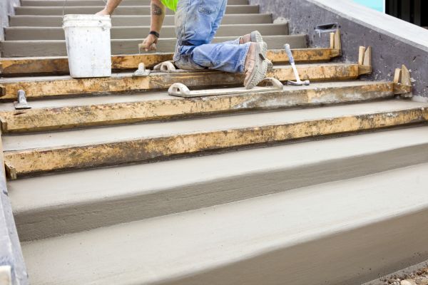 Concrete Steps Pouring in Lake Charles