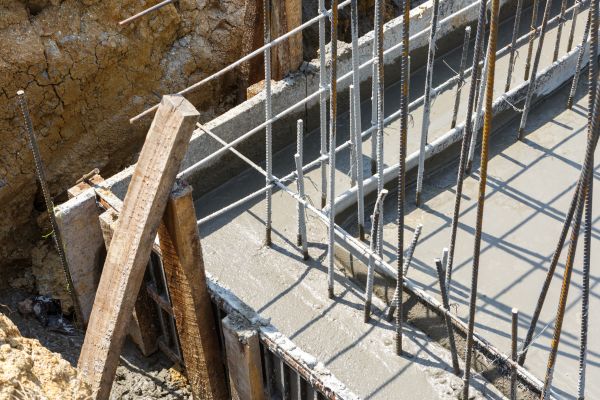 Concrete Footing Pouring in Lake Charles