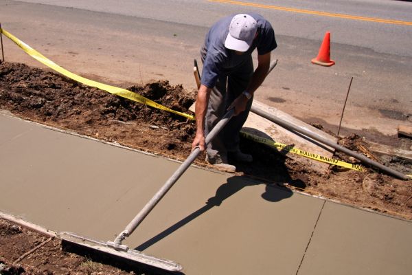 Sidewalk Cementing in Lake Charles