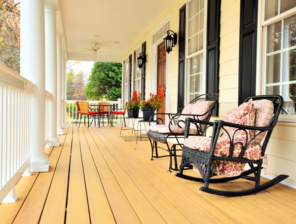 Front Porch Renovation in Lake Charles