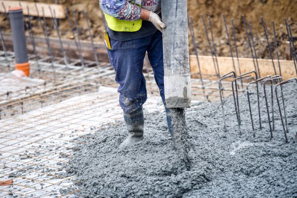 Cabin Foundation Pouring in Lake Charles