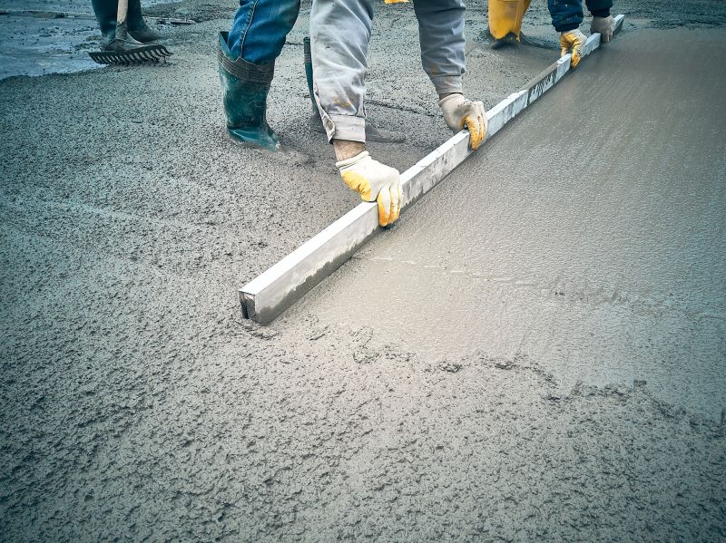 Concrete Installation in Spring
